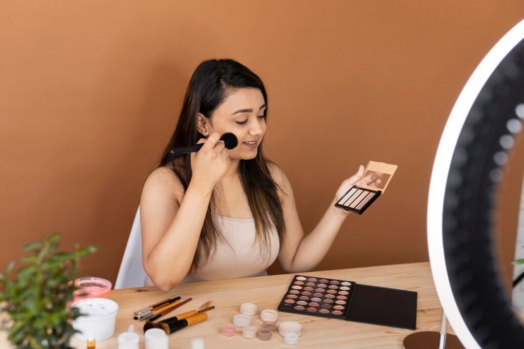 Step 5: Applying Powder Blush: Apply Blush Tutorial