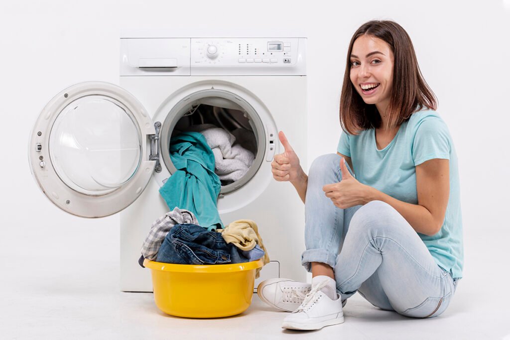  Set the Washing Machine : wash dress shirts