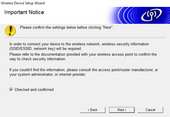 Verify Connection : Connect brother Printer to Wifi