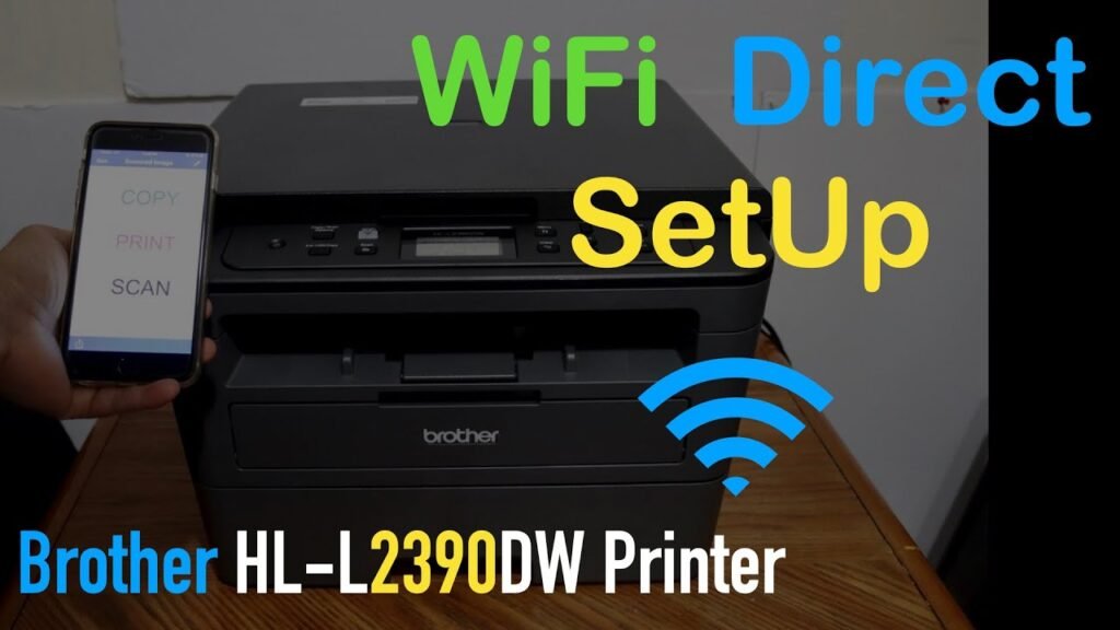 Wireless Direct Setup : Connect brother Printer to Wifi