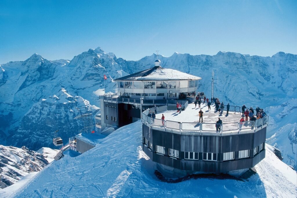 exploring the alps in switzerland